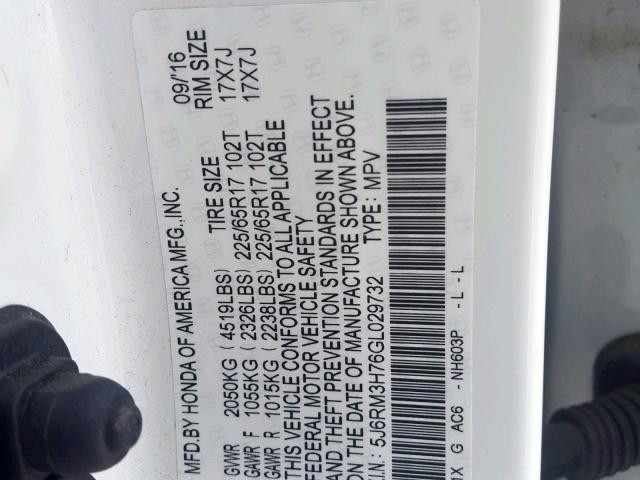5J6RM3H76GL029732
