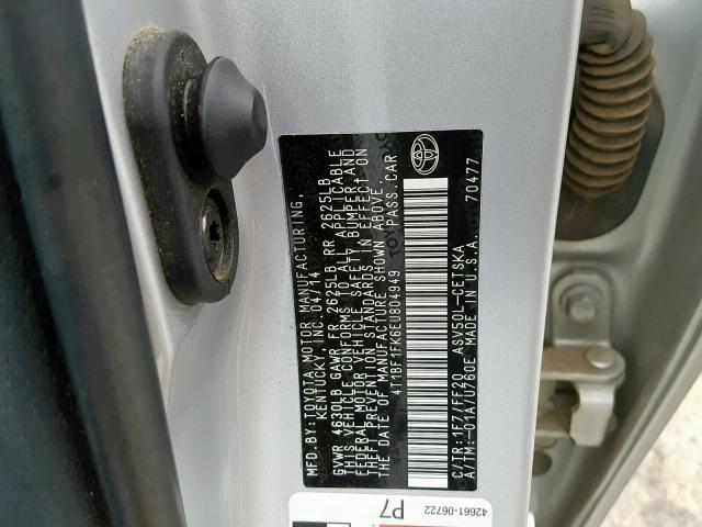 4T1BF1FK6EU804949