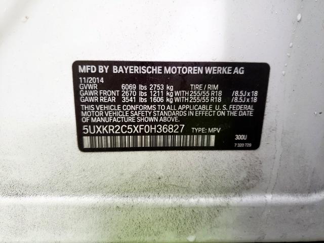 5UXKR2C5XF0H36827