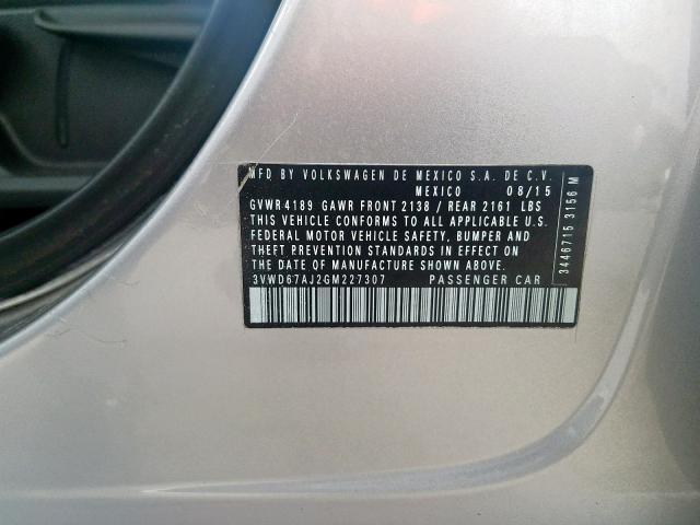 3VWD67AJ2GM227307