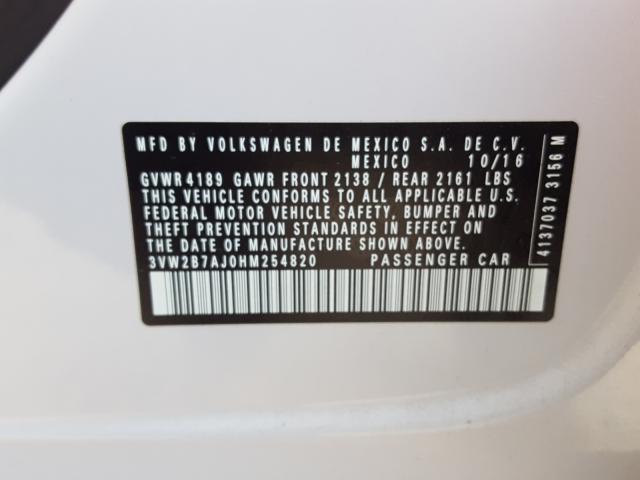 3VW2B7AJ0HM254820