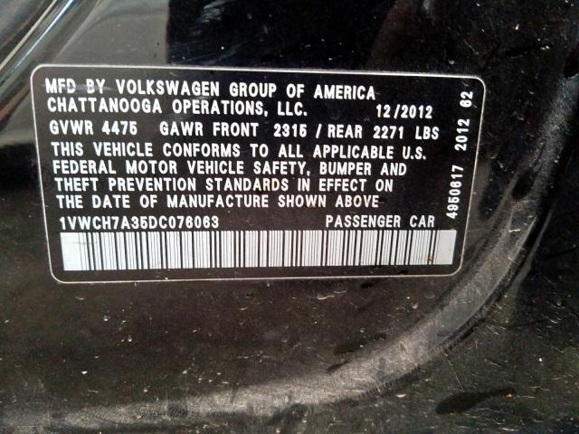 1VWCH7A35DC076063