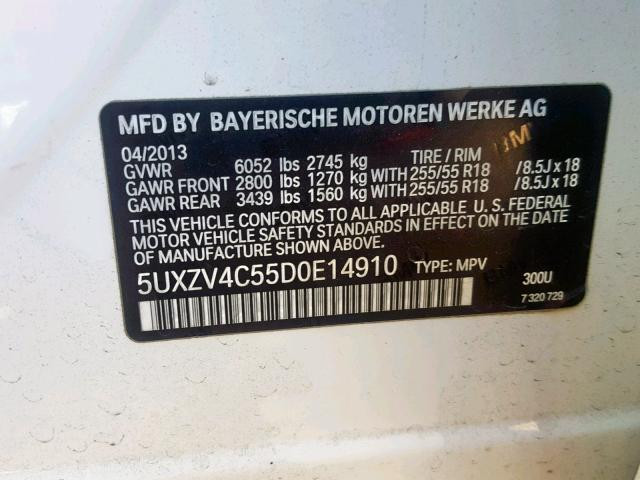 5UXZV4C55D0E14910