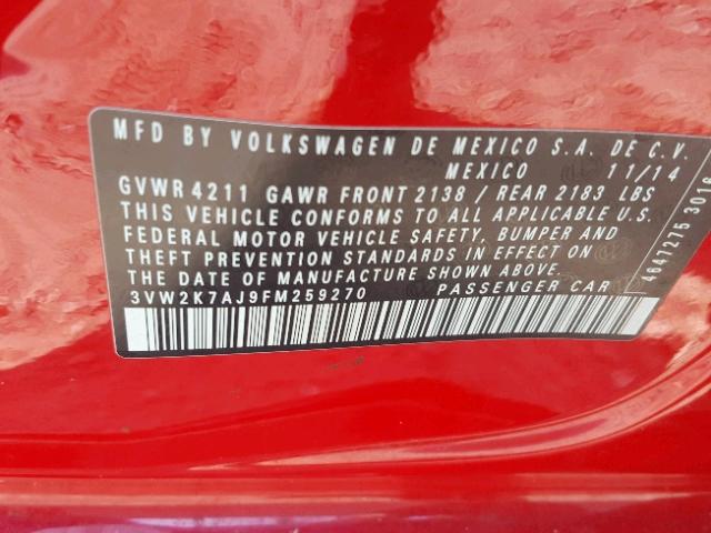 3VW2K7AJ9FM259270