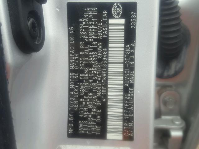 4T1BF1FK8EU359484