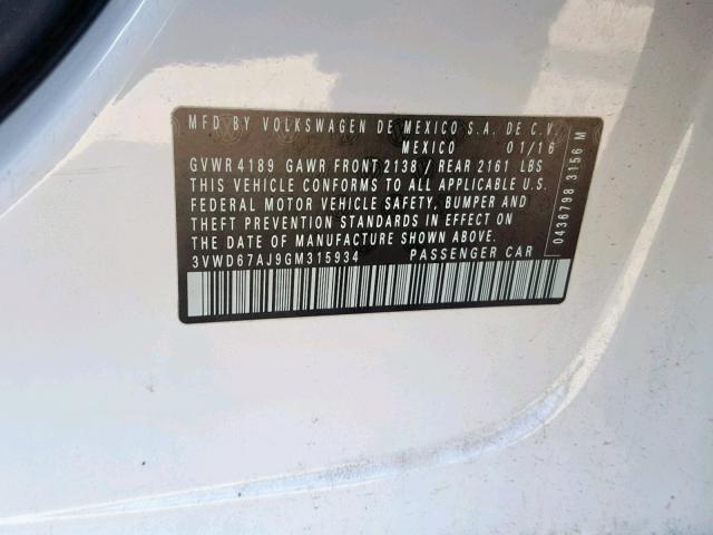 3VWD67AJ9GM315934