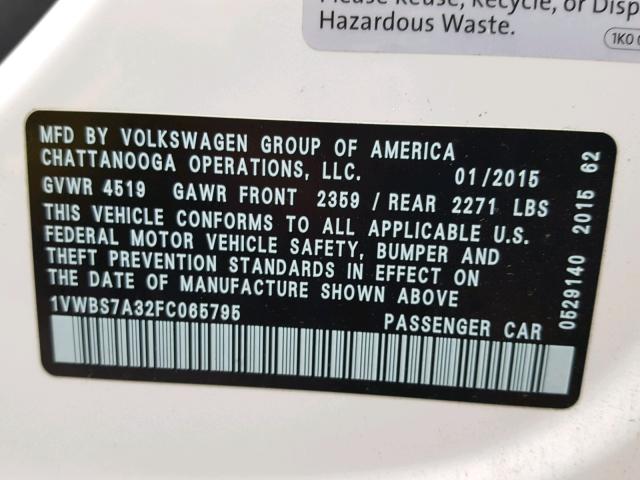 1VWBS7A32FC065795