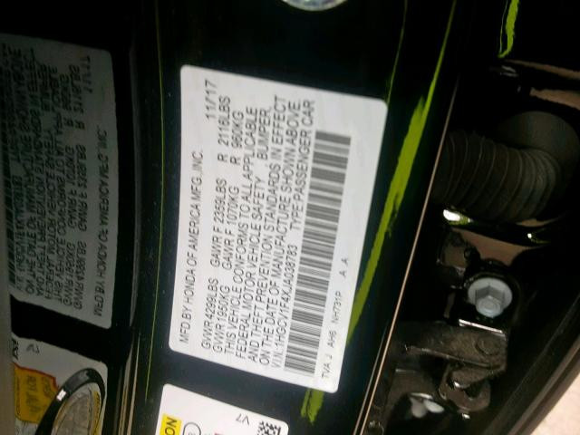 1HGCV1F4XJA038783