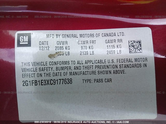 2G1FB1E3XC9177638